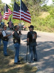 Gathering for the memorial