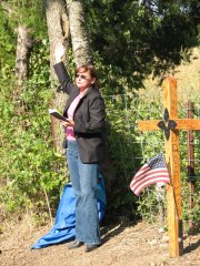 Gathering for the memorial